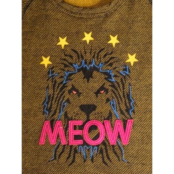 Numph Graphic Lion Pullover Sweater - Picture 2 of 6